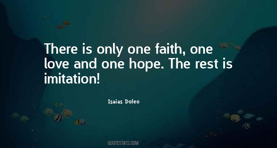 Quotes About Faith Hope And Love #254670