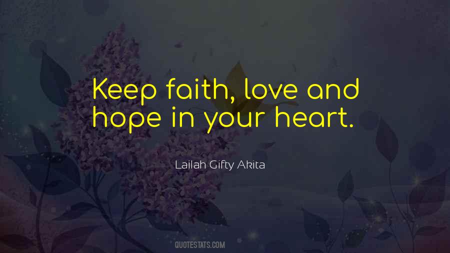 Quotes About Faith Hope And Love #529263