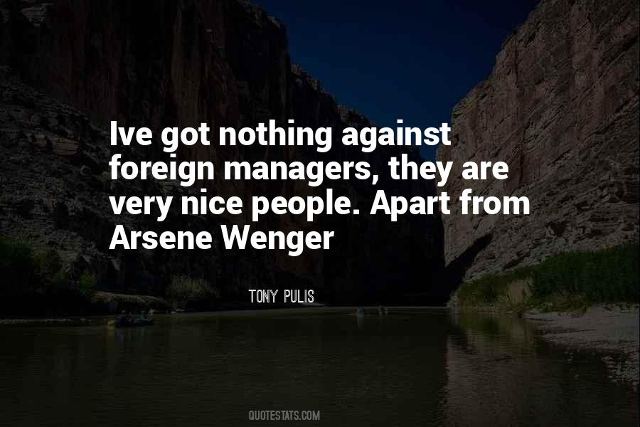 Quotes About Wenger #1094340