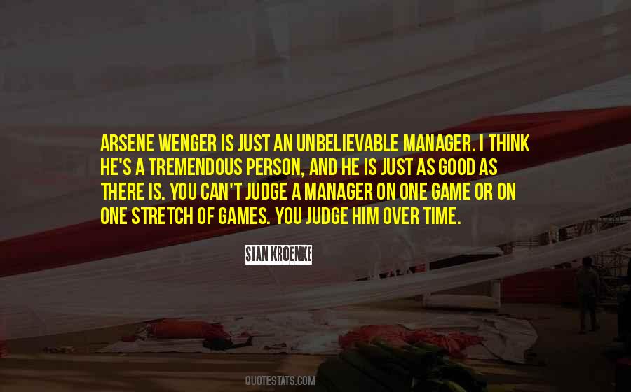 Quotes About Wenger #579363