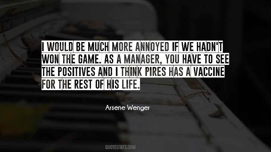 Quotes About Wenger #580014