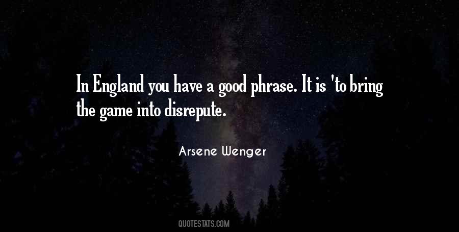 Quotes About Wenger #738782