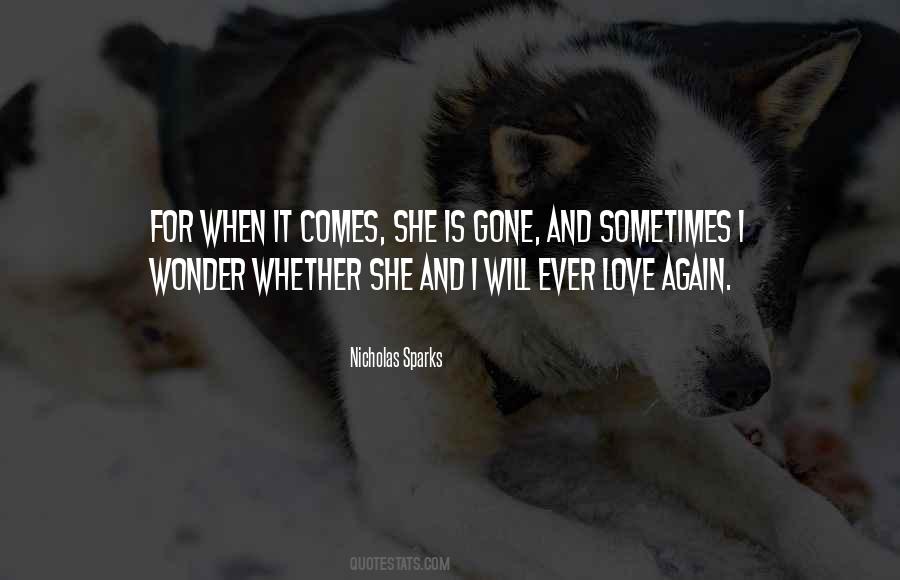 Quotes About Love Is Gone #201982