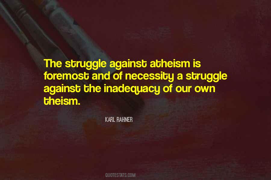 Quotes About Against Atheism #1111031