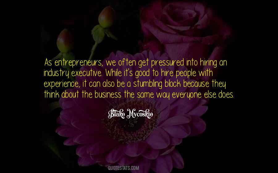 Business Executive Quotes #1796685