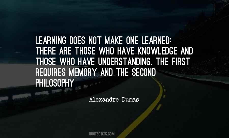 Quotes About Memory And Learning #1209567