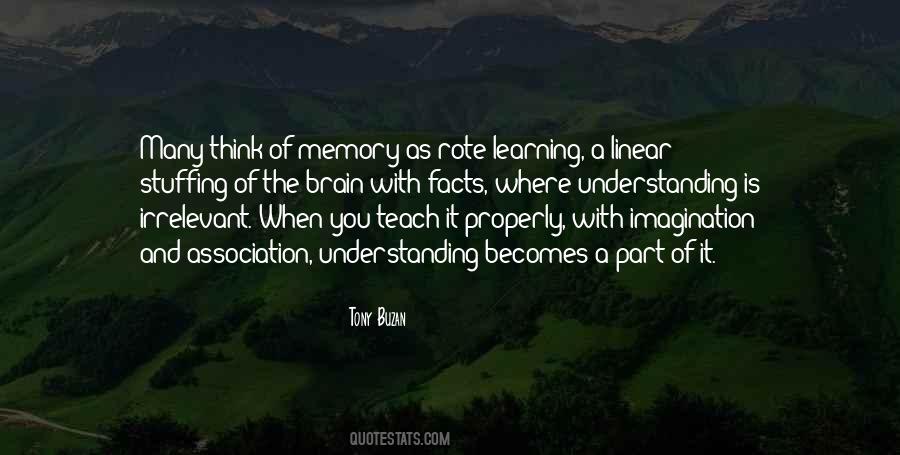 Quotes About Memory And Learning #544279