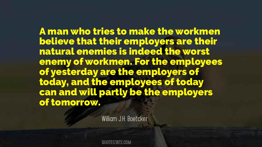 Employers And Employees Quotes #540813