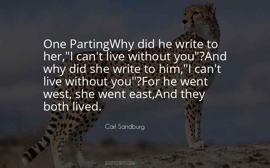 Quotes About Parting #1548050