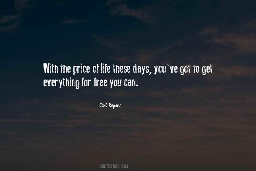 Price Of Life Quotes #730811