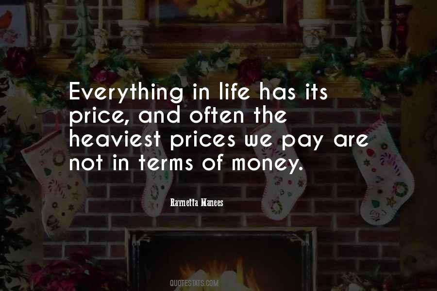 Price Of Life Quotes #913105