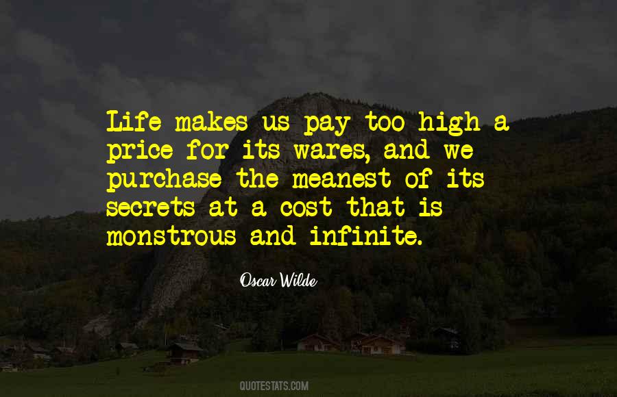 Price Of Life Quotes #91736