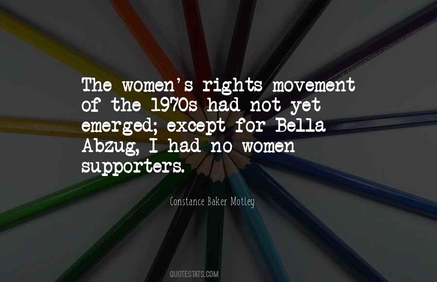 Quotes About Women's Rights Movement #1796649