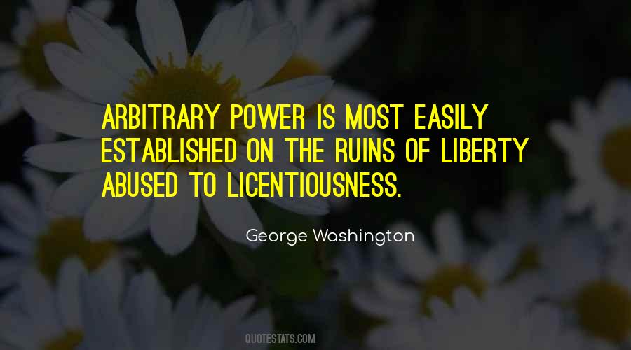 Arbitrary Power Quotes #1768968