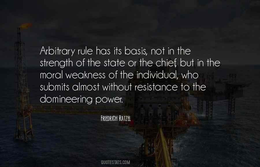 Arbitrary Power Quotes #507735