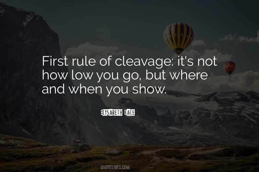 Quotes About Cleavage #362735