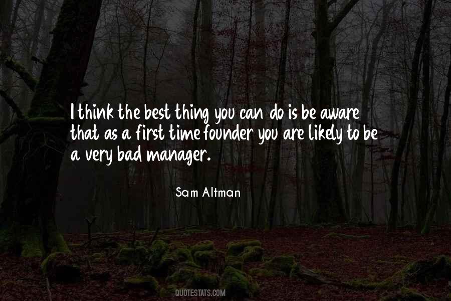 A Bad Manager Quotes #96369