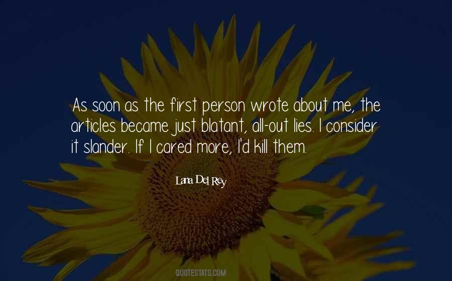 First Person I Think About Quotes #710322