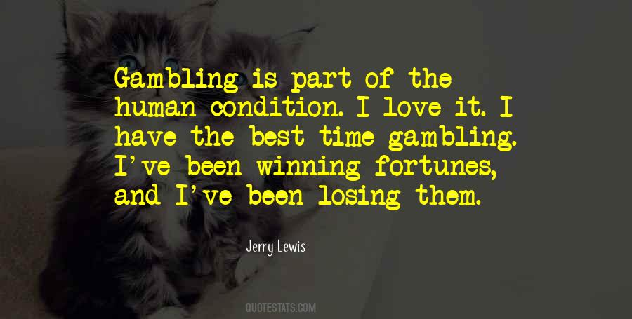 Quotes About Gambling Love #763968