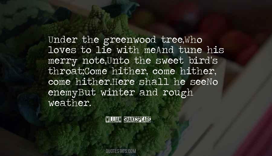 Under The Greenwood Tree Quotes #1582933