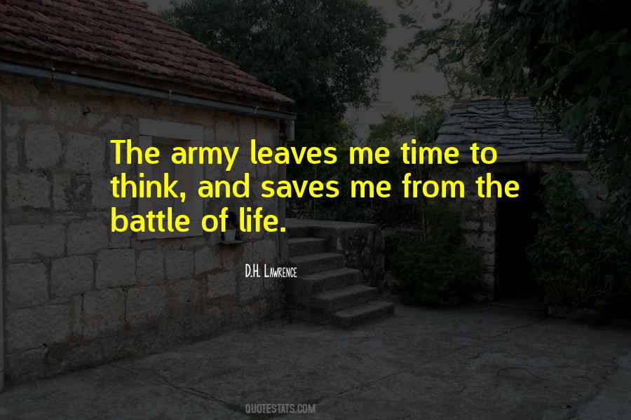 Quotes About The Battle Of Life #1061680