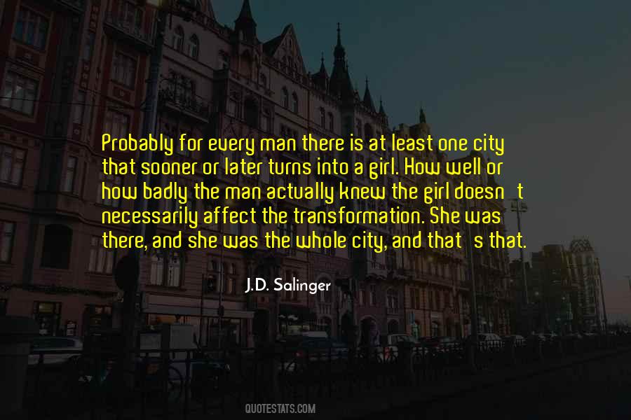 Quotes About A City Girl #1463509