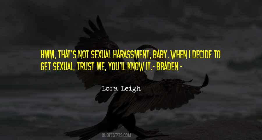 Quotes About Sexual Harassment #281458