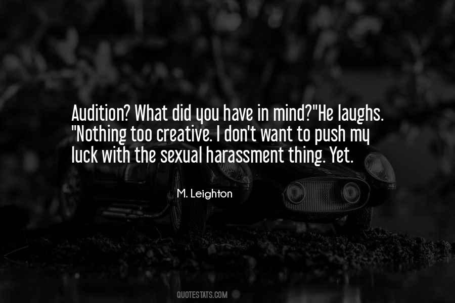 Quotes About Sexual Harassment #926535