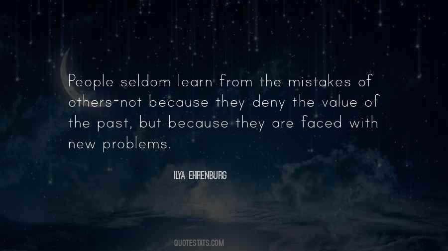 Quotes About Past Problems #1395815