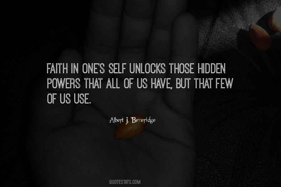 Use Of Self Quotes #299235