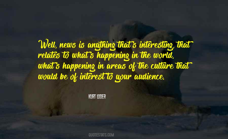 Culture In The World Quotes #281011