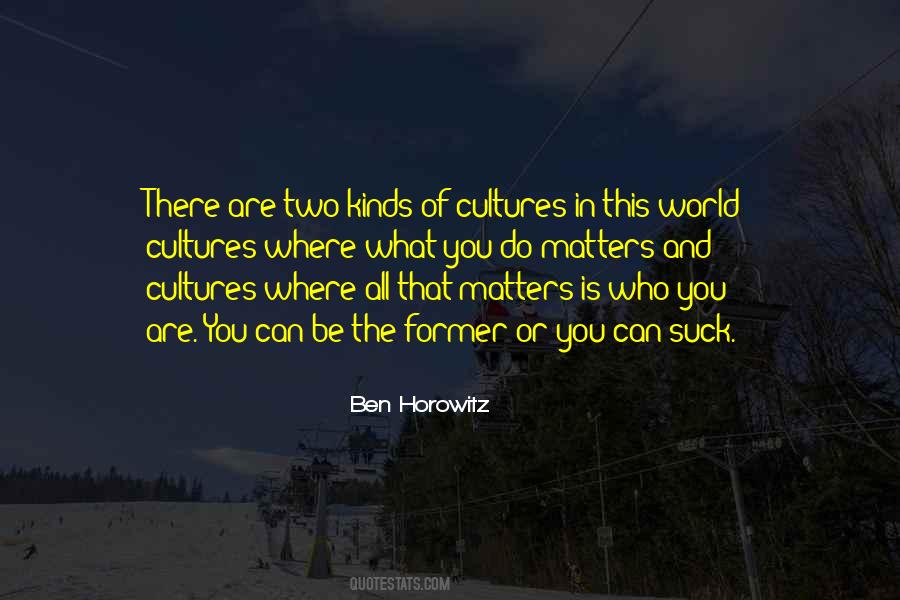 Culture In The World Quotes #30887