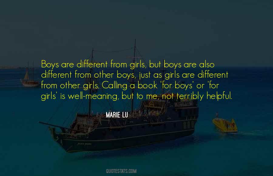A Boy Is Quotes #72110