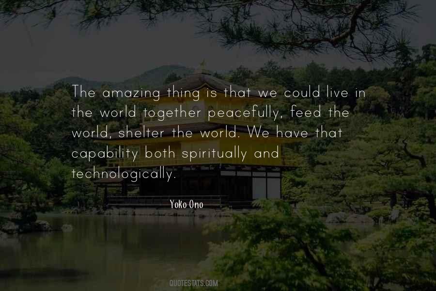 Live Peacefully Quotes #279769