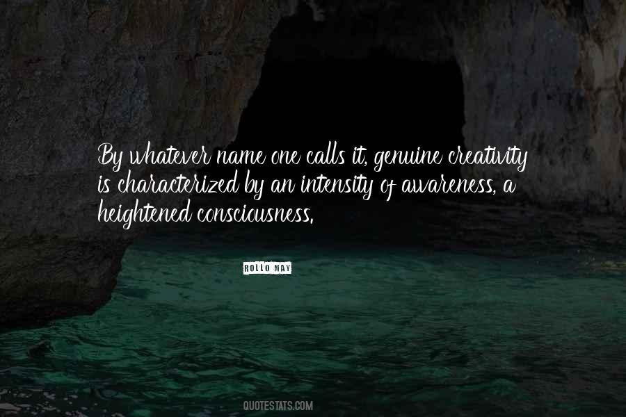 Heightened Awareness Quotes #1466057