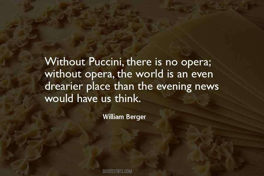 Quotes About Puccini #1316211