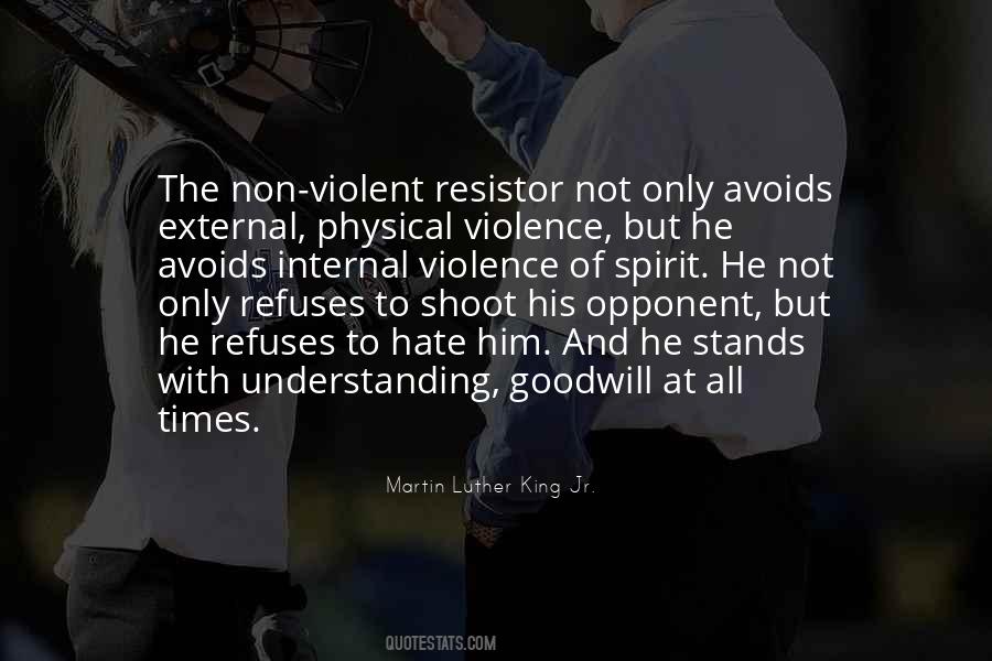 Violence With Violence Quotes #118591