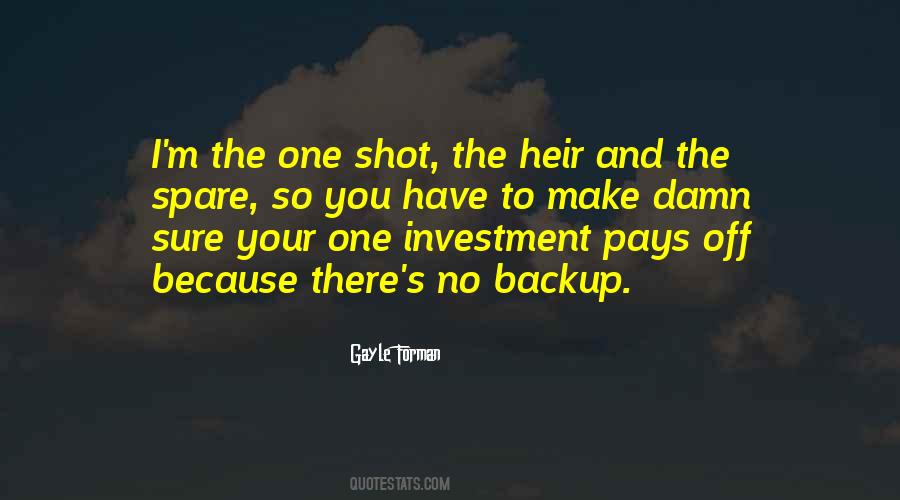 Quotes About One Shot #1314878