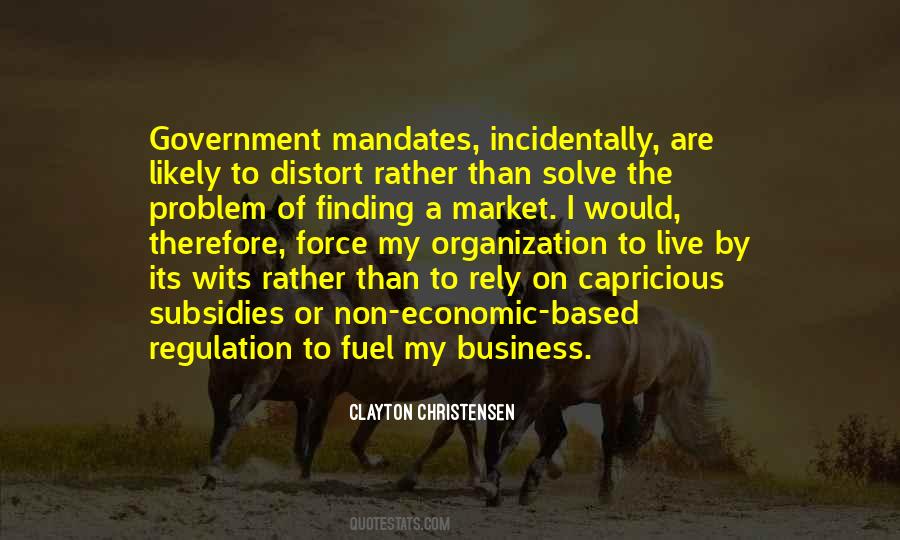 Business Regulation Quotes #1670659