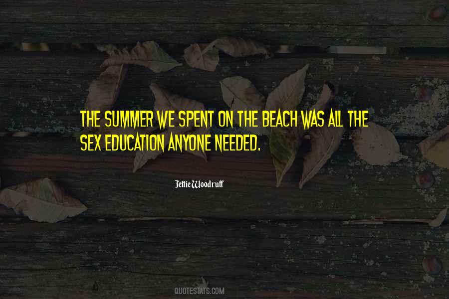 Quotes About Summer Beach #1563495