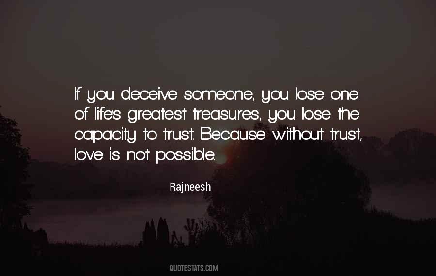 Quotes About Love Without Trust #1679784