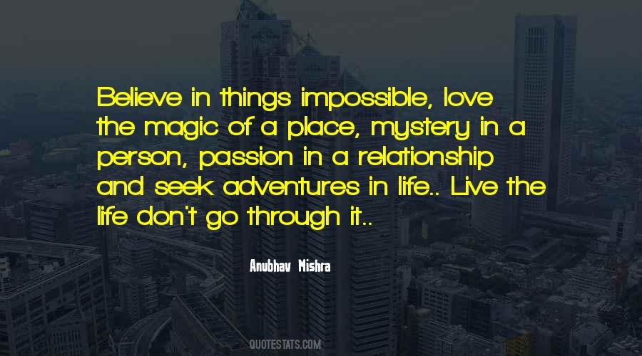 Quotes About Life Of Adventure #179393