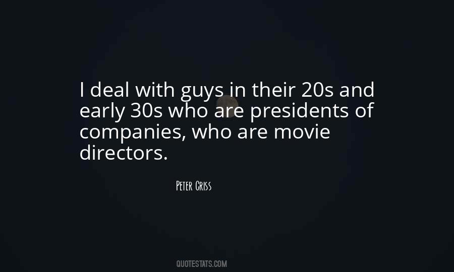 Quotes About Directors #107106