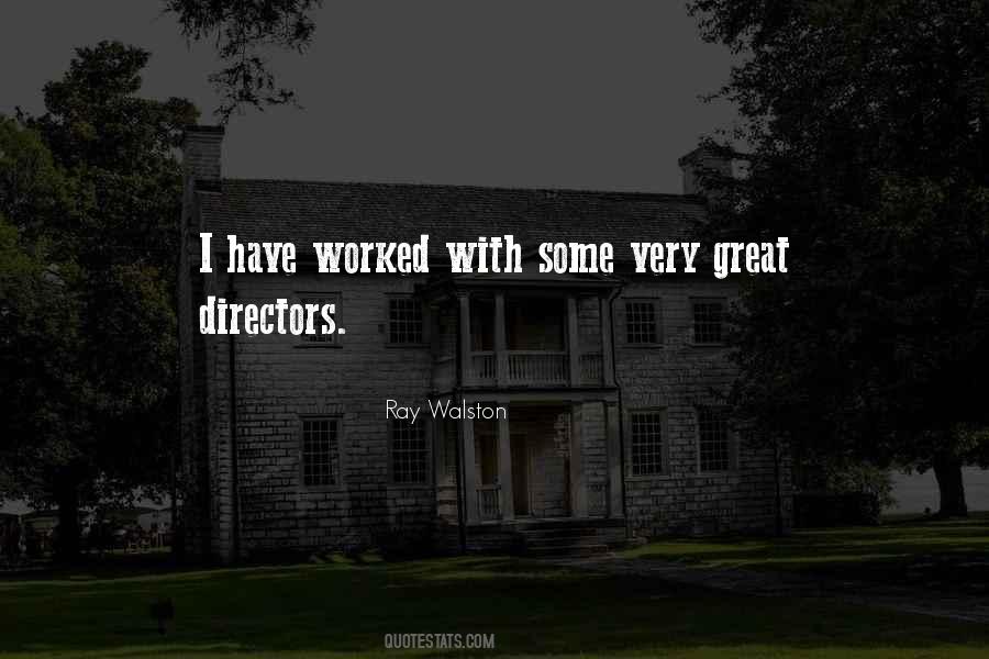Quotes About Directors #60940