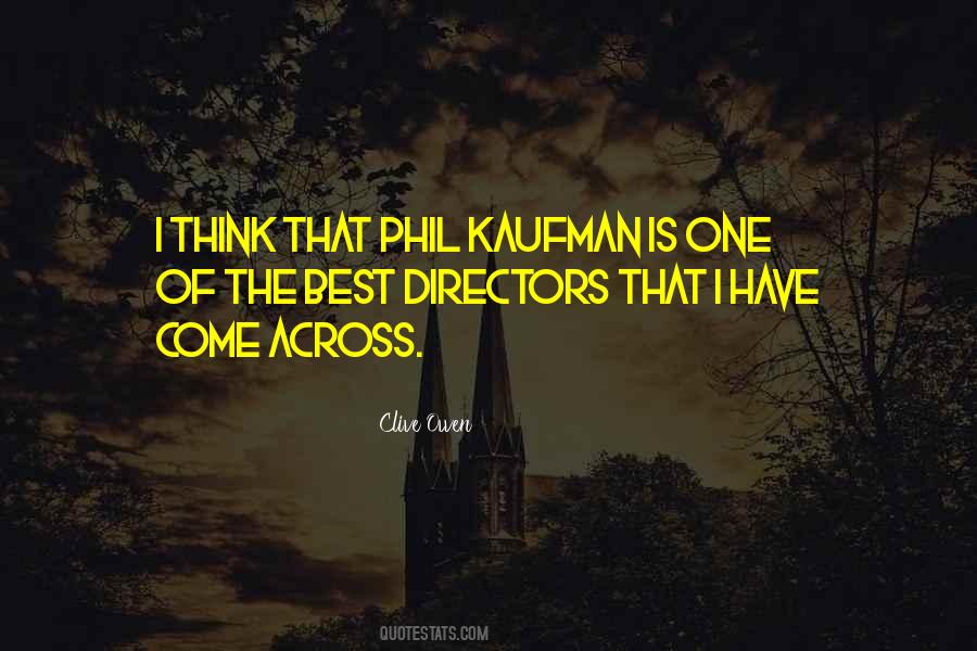 Quotes About Directors #80207