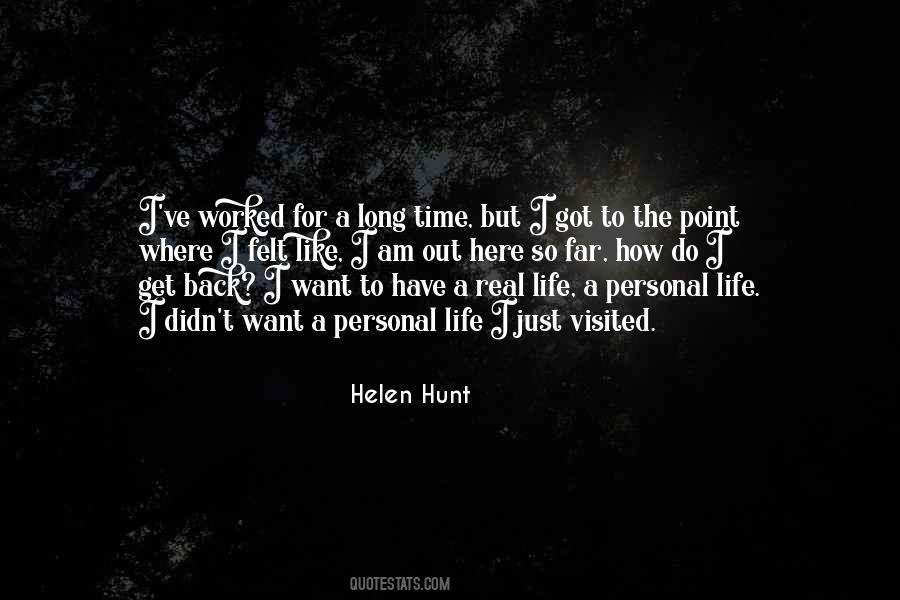 Life Hunt Quotes #687392