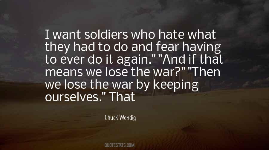 Quotes About Soldiers #1792365