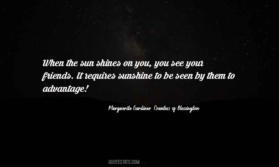 Sun Shine Quotes #284449