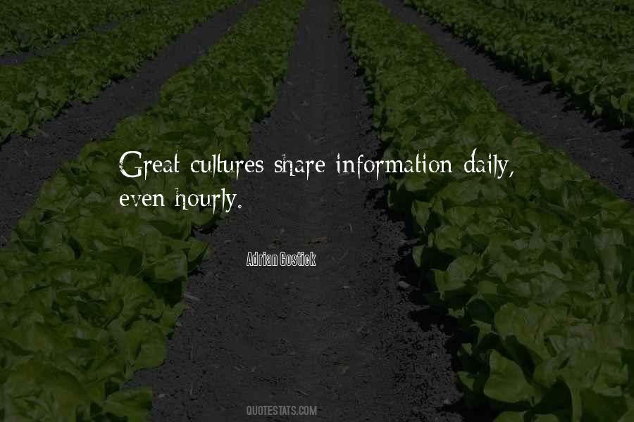 Great Cultures Quotes #1678514