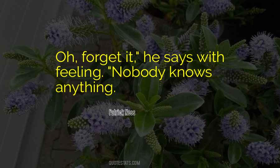 Quotes About Forget It #1061854